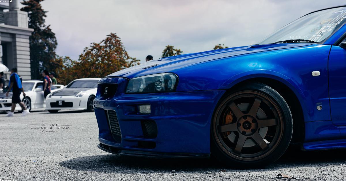 r34 skyline import - r34 gtr blue
